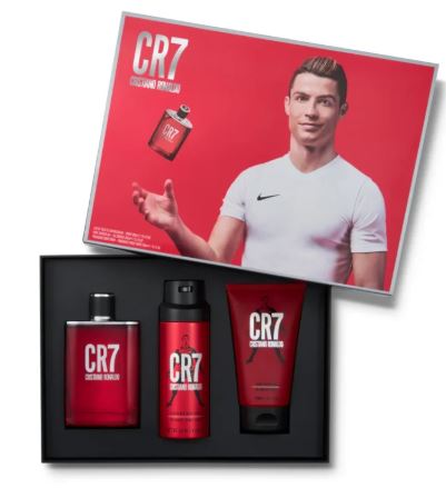 Estuche Cristiano Ronaldo By CR7 Hombre EDT 3Pz Perfume + Gel De Ducha + Aerosol